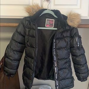 Justice girls puffer coat